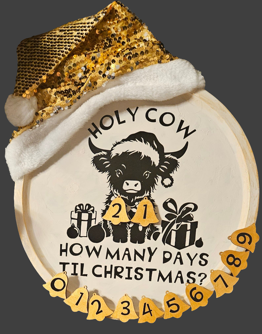 Christmas Countdown - Christmas Cow