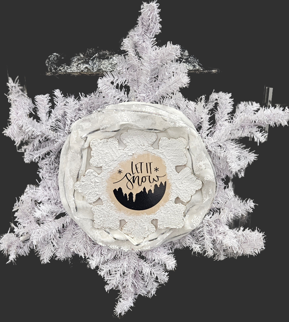 Festive Wreaths - Let it Snow