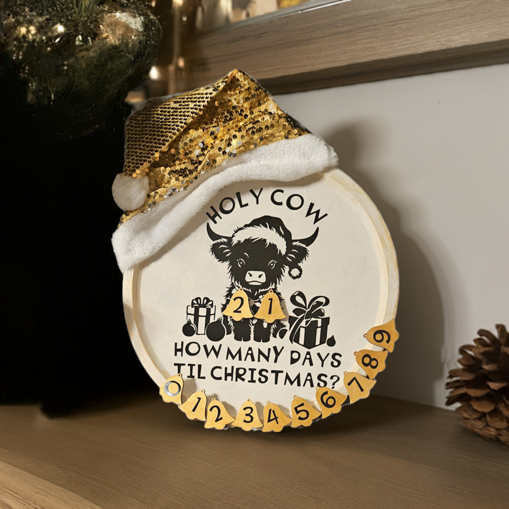 Christmas Countdown - Christmas Cow